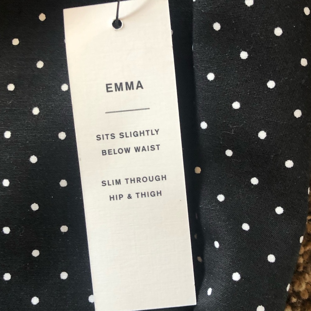 Liz Claiborne Bermuda Emma Shorts Black White Polka Dot New NWT Size 18 - Picture 5 of 9
